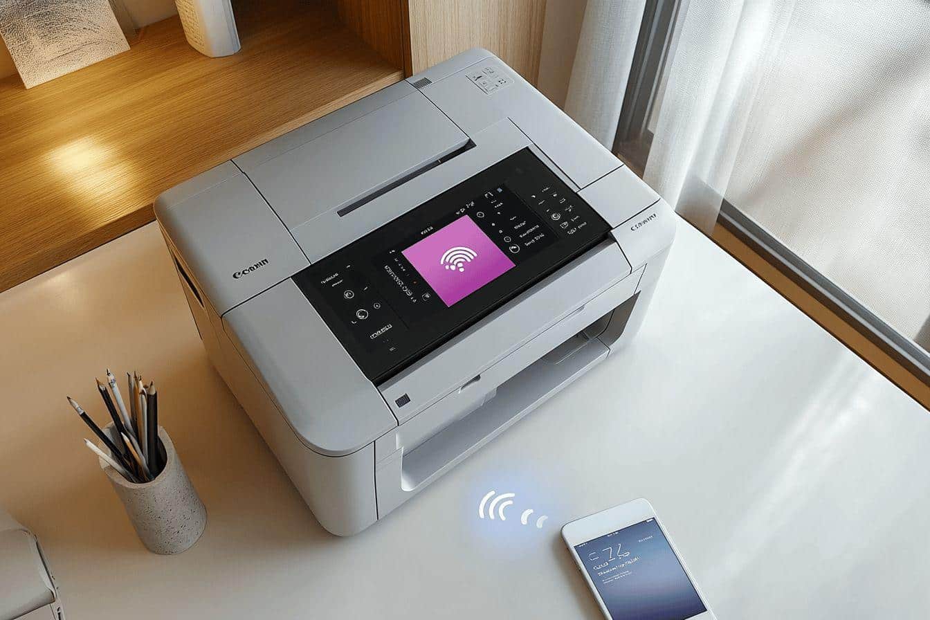 Comment connecter une imprimante canon en wifi avec un smartphone ?