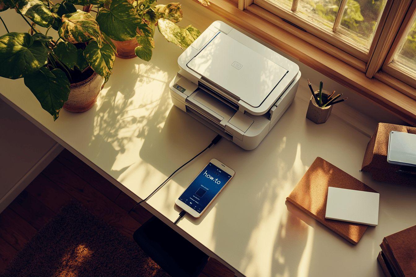 Comment connecter mon téléphone portable à mon imprimante sans wifi ?