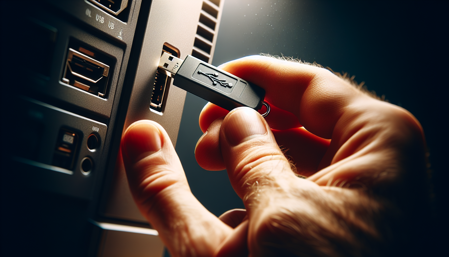comment lire la clé usb