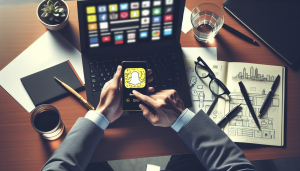 comment programmer un message sur snap