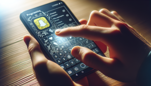 comment programmer un message sur snap