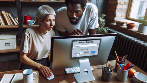 comment se mettre en navigation privée sur mac