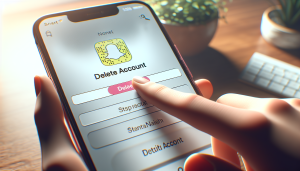 comment supprimer compte snap