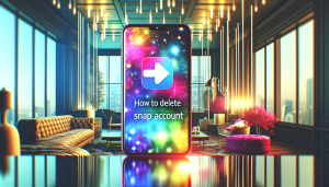 comment supprimer compte snap