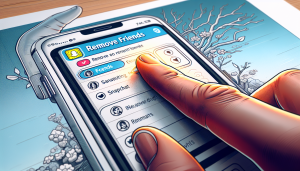 comment supprimer des amis sur snap