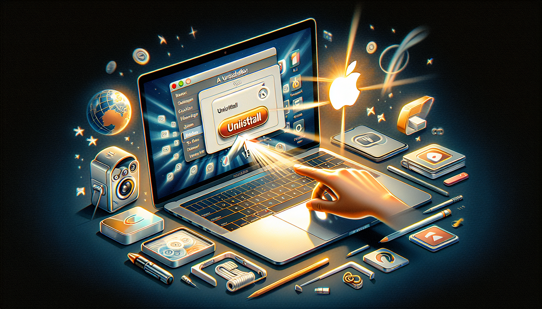 comment supprimer une appli sur mac