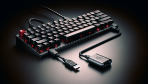 sur un clavier cherry utiliser un adapter logitech